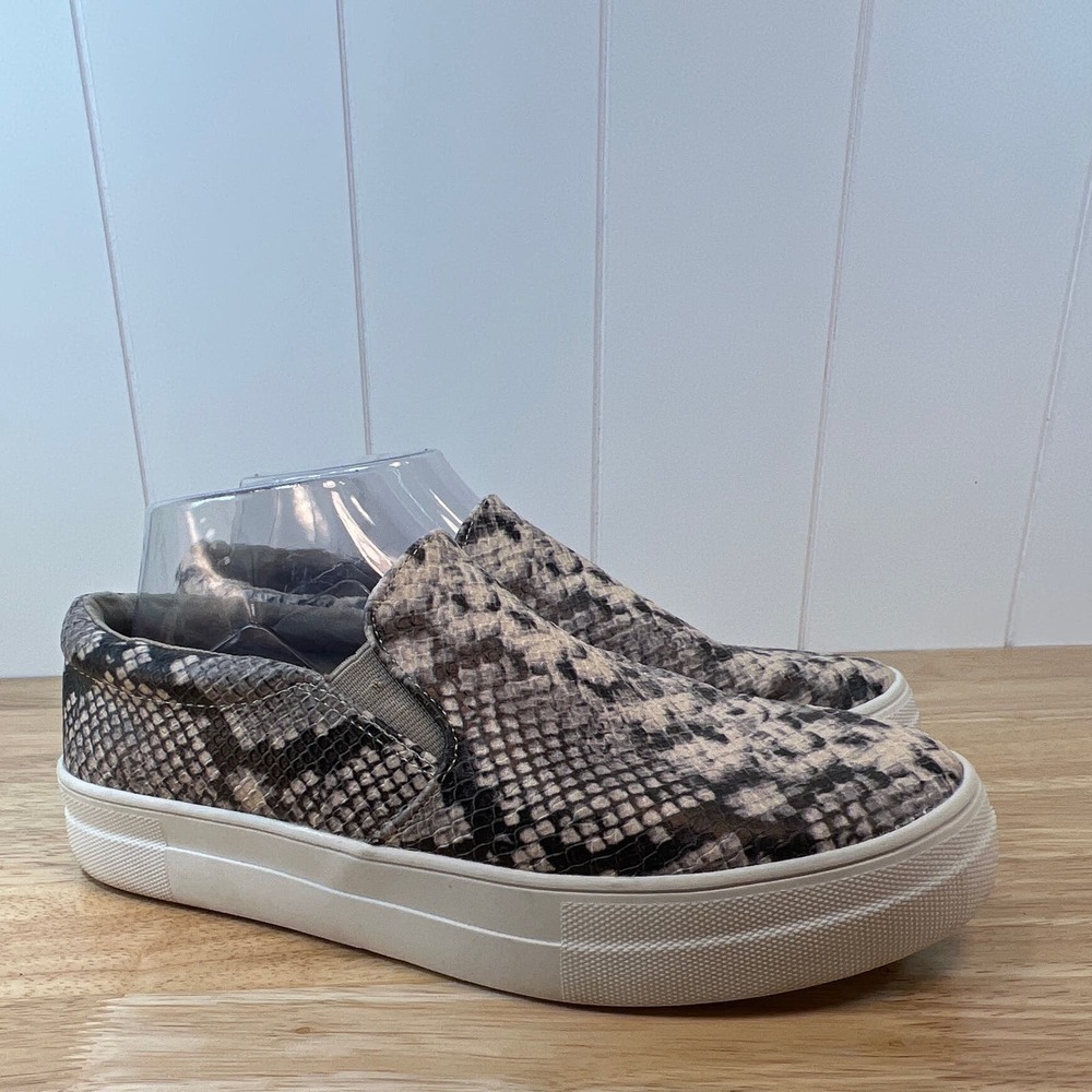CUSHIONAIRE faux snake skin sneakers‎ size 8.5